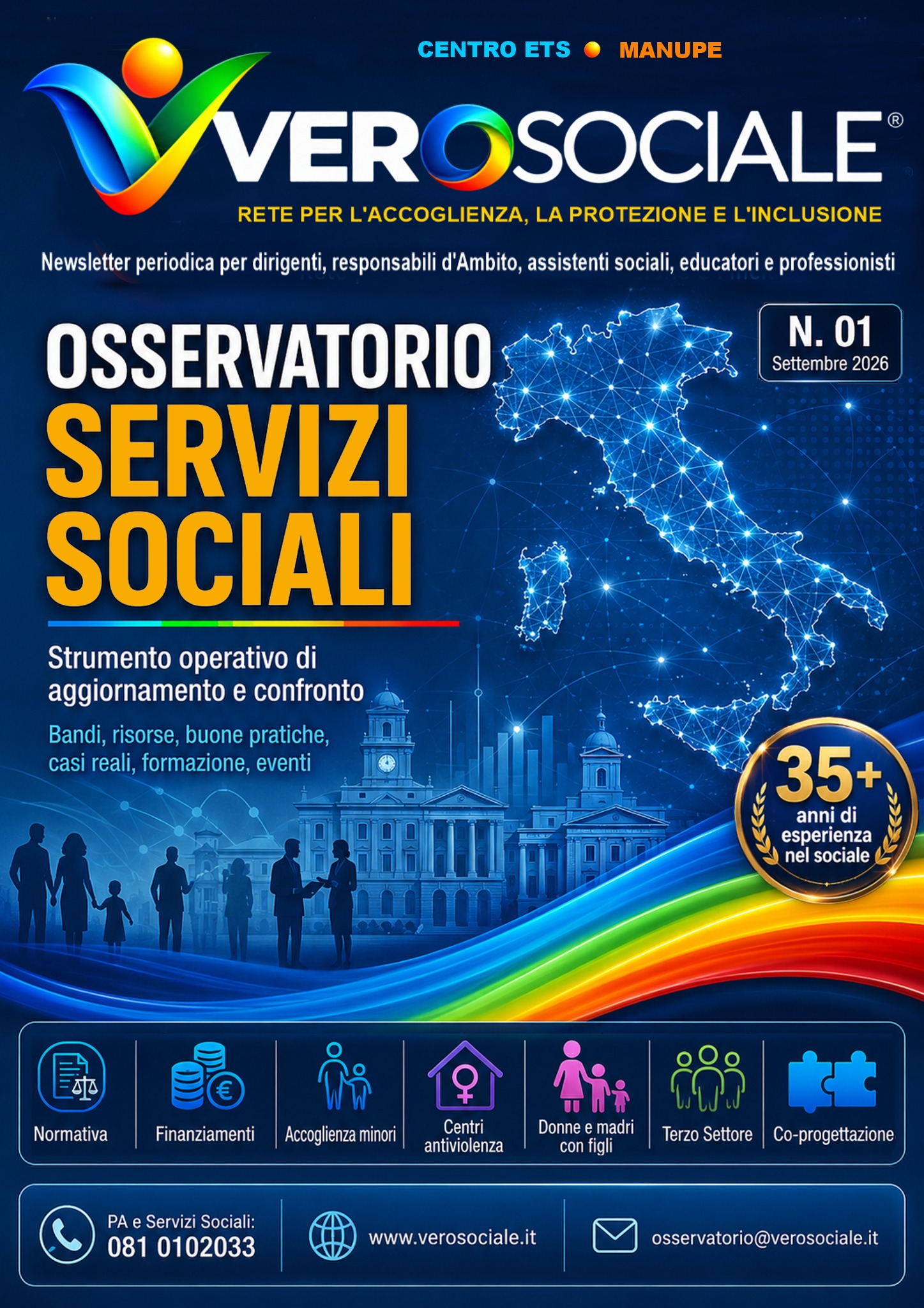 Copertina OSSERVATORIO SERVIZI SOCIALI numero 01